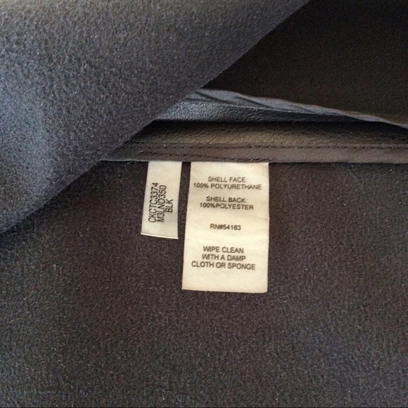 CALVIN KLEIN VEGAN LEATHER A-LINE PLEATED SKIRT SM - Picture 6 of 8